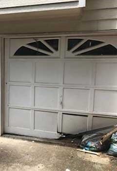 Damaged Panel Replacement For Larchmont Garage Door